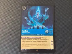 Disney Lorcana Hades Infernal Schemer Foil First Chapter 147/204 - Image 1