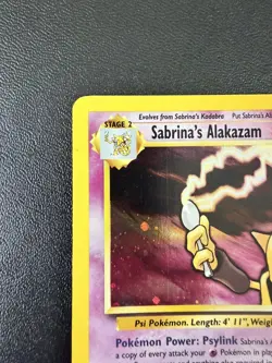 Sabrina's Alakazam 16/132 Pokemon TCG Gym Challenge Unlimited Holo Rare LP/NM - Image 4