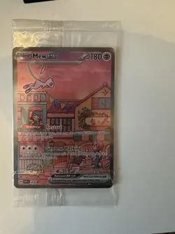 Mew EX SVP 053 Pokemon TCG Scarlet Violet 151 UPC Sealed Black Star Promo - Image 3
