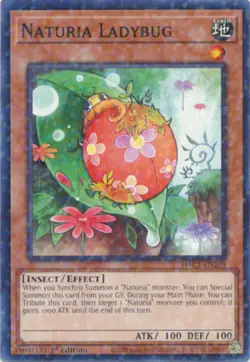 Yugioh! LP Naturia Ladybug - HAC1-EN109 - Common - 1st Edition (Duel Terminal) L - Image 1