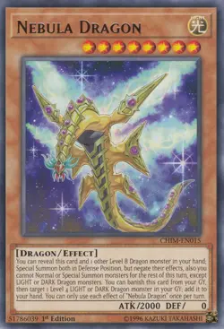 Yugioh! LP Nebula Dragon - CHIM-EN015 - Rare - 1st Edition Lightly Played, Engli - Image 1