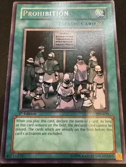 Yu-Gi-Oh TCG Prohibition Pharaoh's Servant PSV-039 1st Edition Rare LP - Image 1