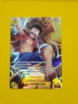 One Piece Adventure on Kami's Island Monkey.D.Luffy Secret Rare #OP15-119 - Image 1