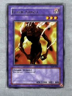 Flame Ghost - LOB-029 - Vintage - Unlimited - Yugioh TCG -NM/LP - Image 1