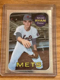 1999 Topps Finest 1969 Topps Nolan Ryan Reprints Nolan Ryan #2 NY Mets - Image 1