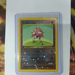 Hitmonchan Best of Game Winner #2 great swirl ! 🔥Reverse Holo Vintage Pokemon - Image 1