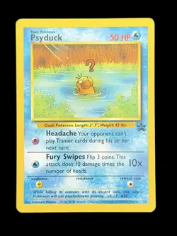 Pokemon TCG Psyduck 20 Black Star Promo NM/Mint WOTC Vintage - Image 1