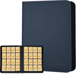Trading Card Binder 16 Pocket, PU Cover Card Binder for 1000+ Cards, Premium Tr - Image 1
