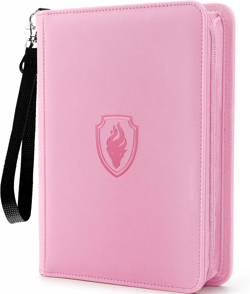 Premium 4 Pocket Zip Card Binder, Trading Card Binder for 320 Cards, Portable PU - Image 1