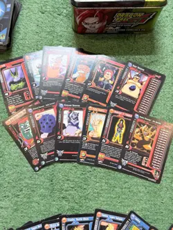 Dragon Ball GT Score 170+ Card Lot Many Rare Personalities +Rare Collector Tin - Image 3
