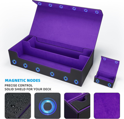 MTG Deck Box 6 In1 with MTG Playma,Premium Card Storage Box with 5 Pcs MTG Deck - Image 5