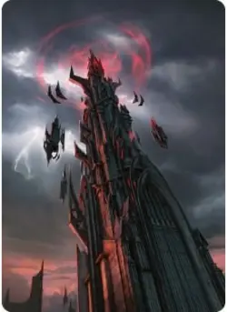 Barad-dur Art Card 54 MTG NM - ASLTR - Image 1