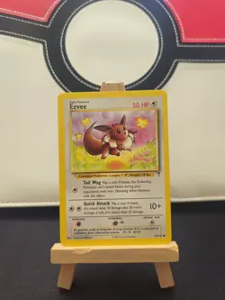Eevee 74/110 Common WOTC Legendary Collection Pokemon TCG Card - Image 1