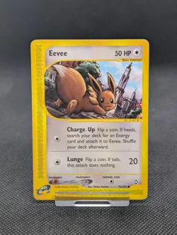 Pokemon Eevee Non-Holo Aquapolis Card 75/147 WOTC LP/Played - Image 1
