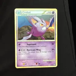 Crobat 14/95 rare hs Unleashed 2010 vintage pokemon cards tcg NM - Image 1