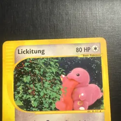 Lickitung 90/147 Aquapolis Non-Holo Pokemon Card TCG LP - Image 3