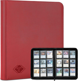 Trading Card Binder 9-Pocket, TCG Binder Fit for MTG Yugioh Card Album Book 432 - Image 1