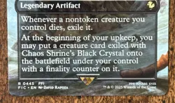 Magic the Gathering Final Fantasy Chaos Shrine's Black Crystal 445 - Regular - Image 3