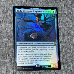MTG Lady Octopus, Inspired Inventor 0035 Marvel's Spider-Man NM FOIL - Image 1