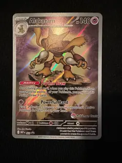 Pokemon TCG Alakazam 009 Me: Mega Evolution Promo Holo Stage 2 140 HP English - Image 1