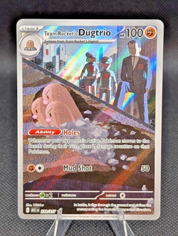 Team Rocket’s Dugtrio - Illustration Rare 239/217 Ascended Heroes Pokemon TCG - Image 1