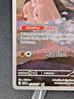 Team Rocket’s Dugtrio - Illustration Rare 239/217 Ascended Heroes Pokemon TCG - Image 5
