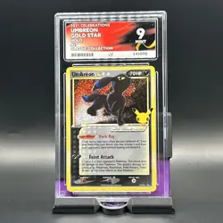 Pokemon TCG Umbreon Gold Star 17/17 Celebrations Ace Mint 9 - Image 4