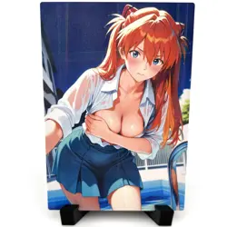 Neon Genesis Evangelion Asuka Langley Soryu Sexy Anime Waifu Goddess Story Card - Image 2