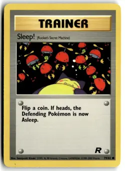 2000 Pokemon - Team Rocket Sleep! #79/82 - Image 1