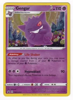 2020 Pokemon Swsh Black Star Promo Gengar-Holo #052 Champion's Path Special Pin - Image 1