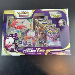 BRAND NEW-Pokemon TCG - Hisuian Zoroark VSTAR Premium Collection Box-SEALED - Image 1