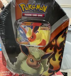 Pokemon TCG: Eevee Evolutions Tin (Flareon V) - Image 1