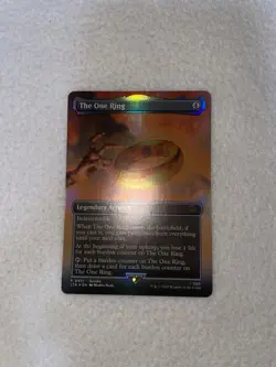 Magic The Gathering Legendary Artifact Card The One Ring Foil The Middle Earth - Image 1