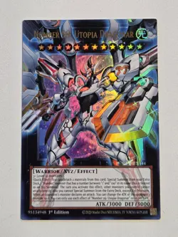 Number 99: Utopia Dragonar RA05-EN144 Overframe Extended Art Yugioh Ultra Rare - Image 3