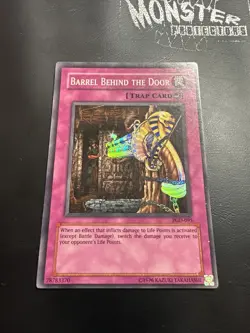 YUGIOH BARREL BEHIND THE DOOR SUPER RARE PGD-095 - Image 2