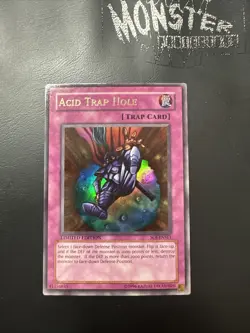 YUGIOH ACID TRAP HOLE ULTRA RARE SOI-ENSE1 LIMITED EDITION - Image 1