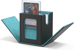 MTG Deck Box with Commander Window Display, Trading Card Storage Box Holds 100 D - Image 1