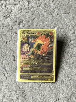 Charizard VStar HP280 Explosive Fire Rare Gold Accent Foil Fan Art Cards - Image 3