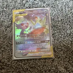 Mega Sableye & Tyranitar GX Ultra Rare TAG TEAM Holo Card 280 HP Pokemon TCG - Image 1