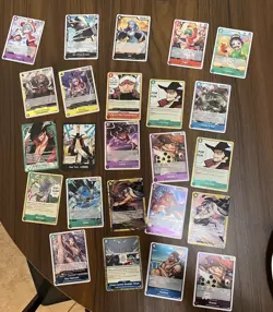 Bandai One Piece Card Game 22 English Cards Kaido Queen Boa Hancock Crocodile - Image 1