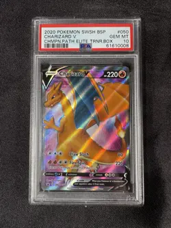 Charizard V SWSH050 SWSH: Sword & Shield Promo Cards Holo - Image 1