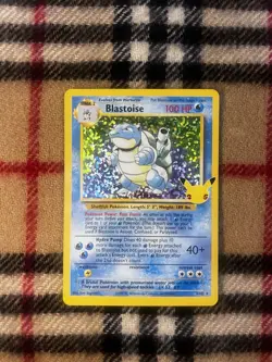 Blastoise 2/102 Celebrations Classic Collection Holo Rare Pokemon Card - Image 2