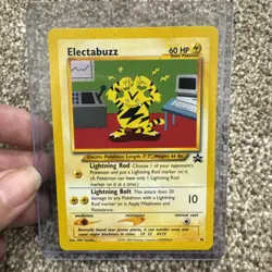 NM Pokemon ELECTABUZZ Card BLACK STAR PROMO Set #46 Wizards of the Coast #2 - Image 1