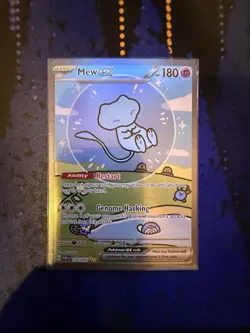 Mew EX 232/091 Bubble Mew Holo Card Sv: Paldean Fates Sir Near Mint NM Condition - Image 1