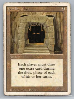 Magic: The Gathering -REVISED- Howling Mine (RARE) *HP* - Image 1