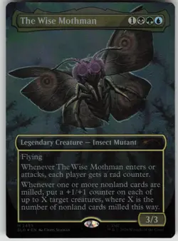 MTG The Wise Mothman Foil NM Secret Lair Drop Series Magic 2455 - Image 1
