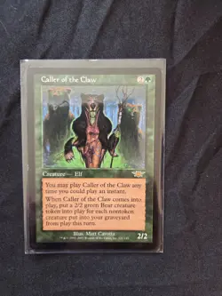 MTG Caller of the Claw, Legions Release, RARE, VG cond. 2003 - Image 1