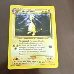 Pokemon Ampharos Neo Genesis 1/111 Holo Rare 2000 Stage 2 80 HP Card - Image 3