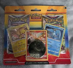 Pokemon Sword & Shield TCG Booster Pack w/ Articuno Zapdos Moltres Promo - Image 1
