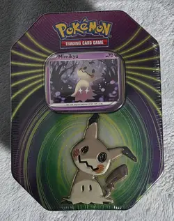 Pokemon Mighty Mysterious Tin Mimikyu Sealed Collection Box TCG Sword and Shield - Image 1
